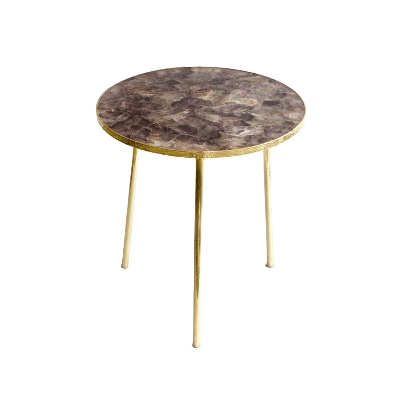 Amethyst Round Coffee Side Table