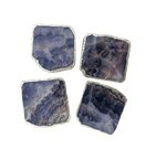 Amethyst Stone Coasters - Set of 4