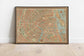 Amsterdam Map Print| Art History - MAIA HOMES