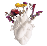 Anatomical Heart Flower Vase Sculpture