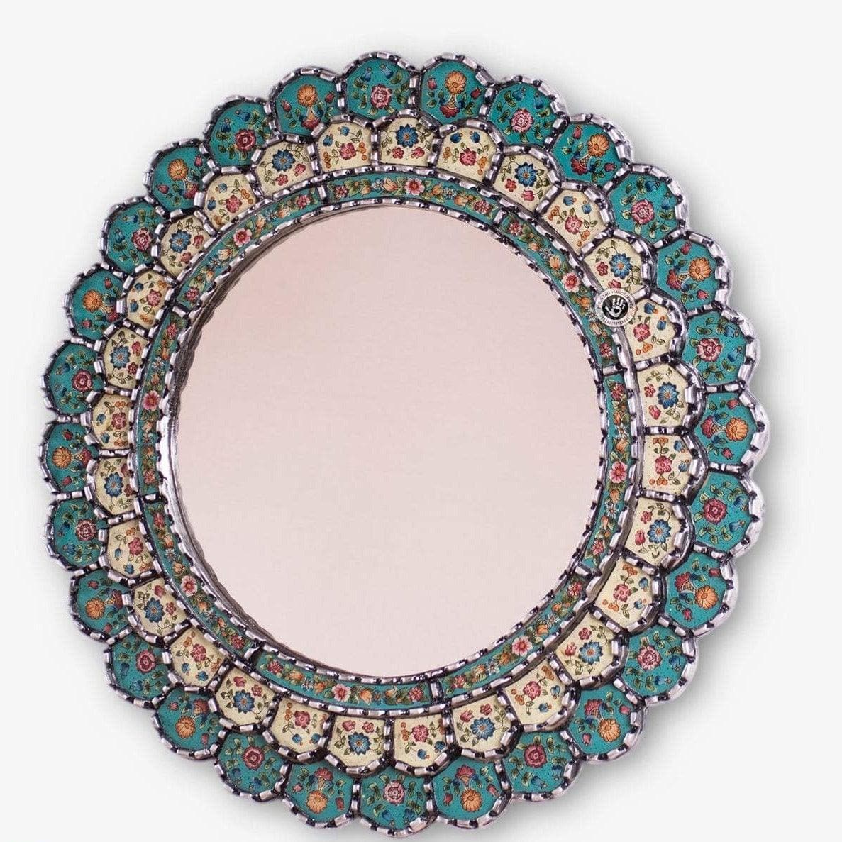 Andean Blossom Round Mirror 23.6" - MAIA HOMES
