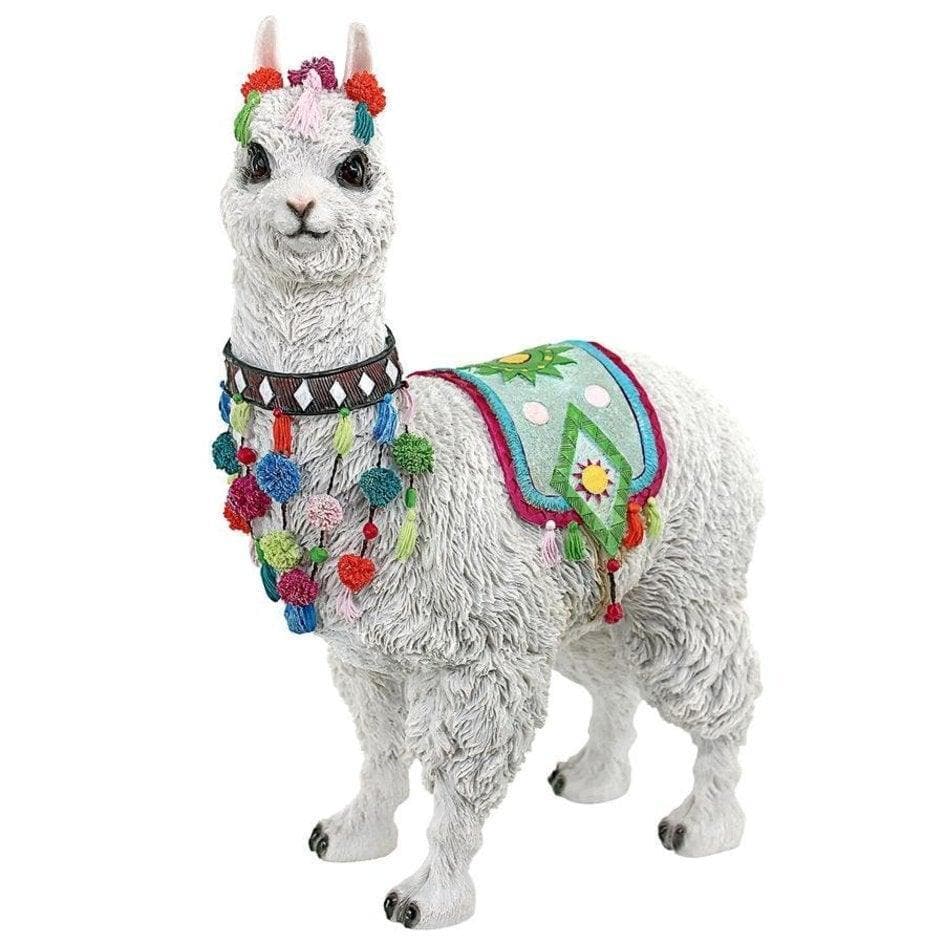 Andes Alpaca of Rainbow Mountain Statue - MAIA HOMES
