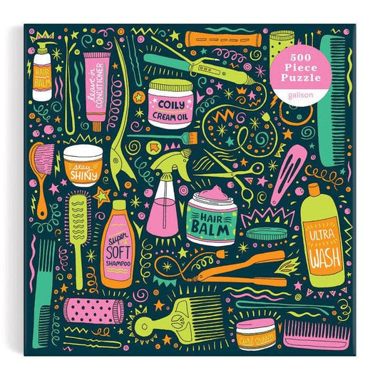 Andrea Pippins I Love My Hair Tools 500 Piece Puzzle - MAIA HOMES