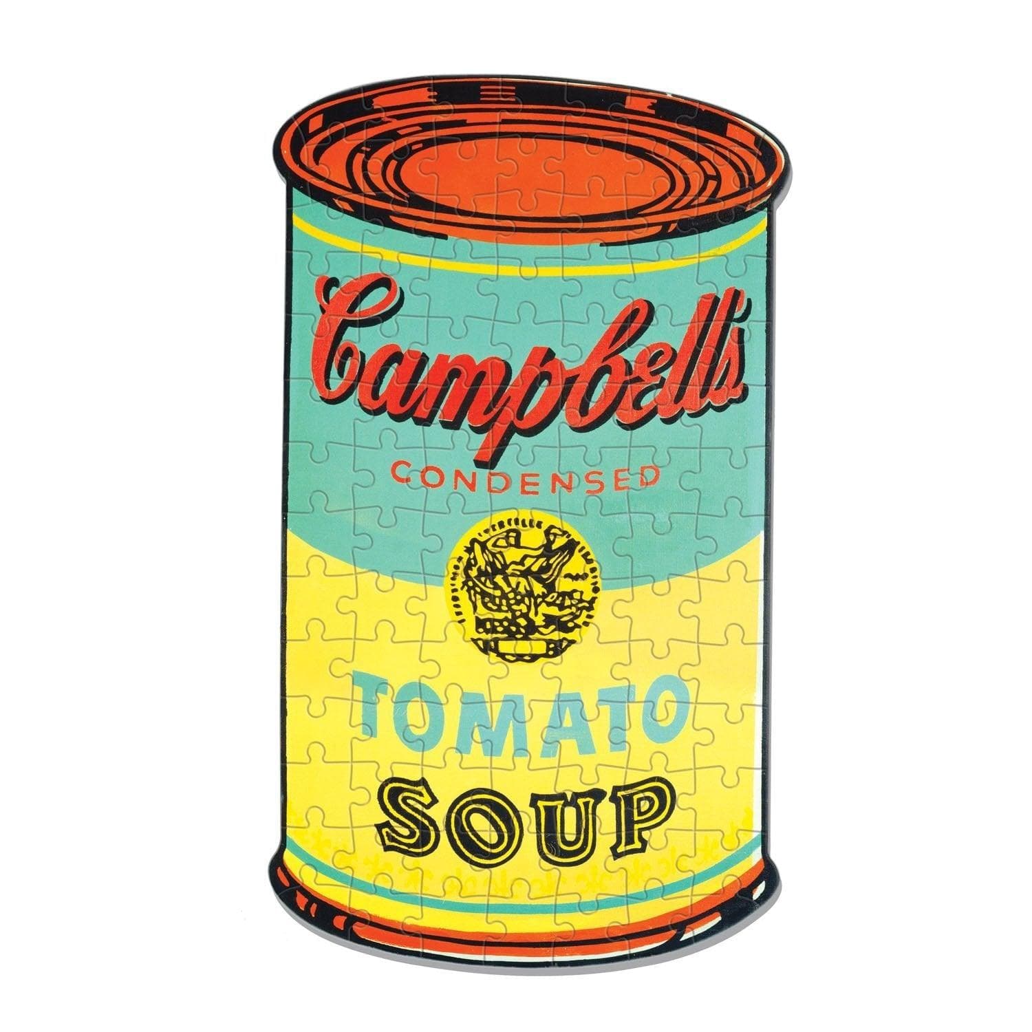 Andy Warhol Campbell's Soup 100 Piece Mini Shaped Jigsaw Puzzle - MAIA HOMES