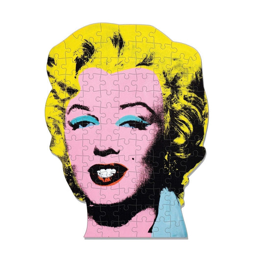 Andy Warhol Marilyn 100 Piece Mini Shaped Jigsaw Puzzle - MAIA HOMES