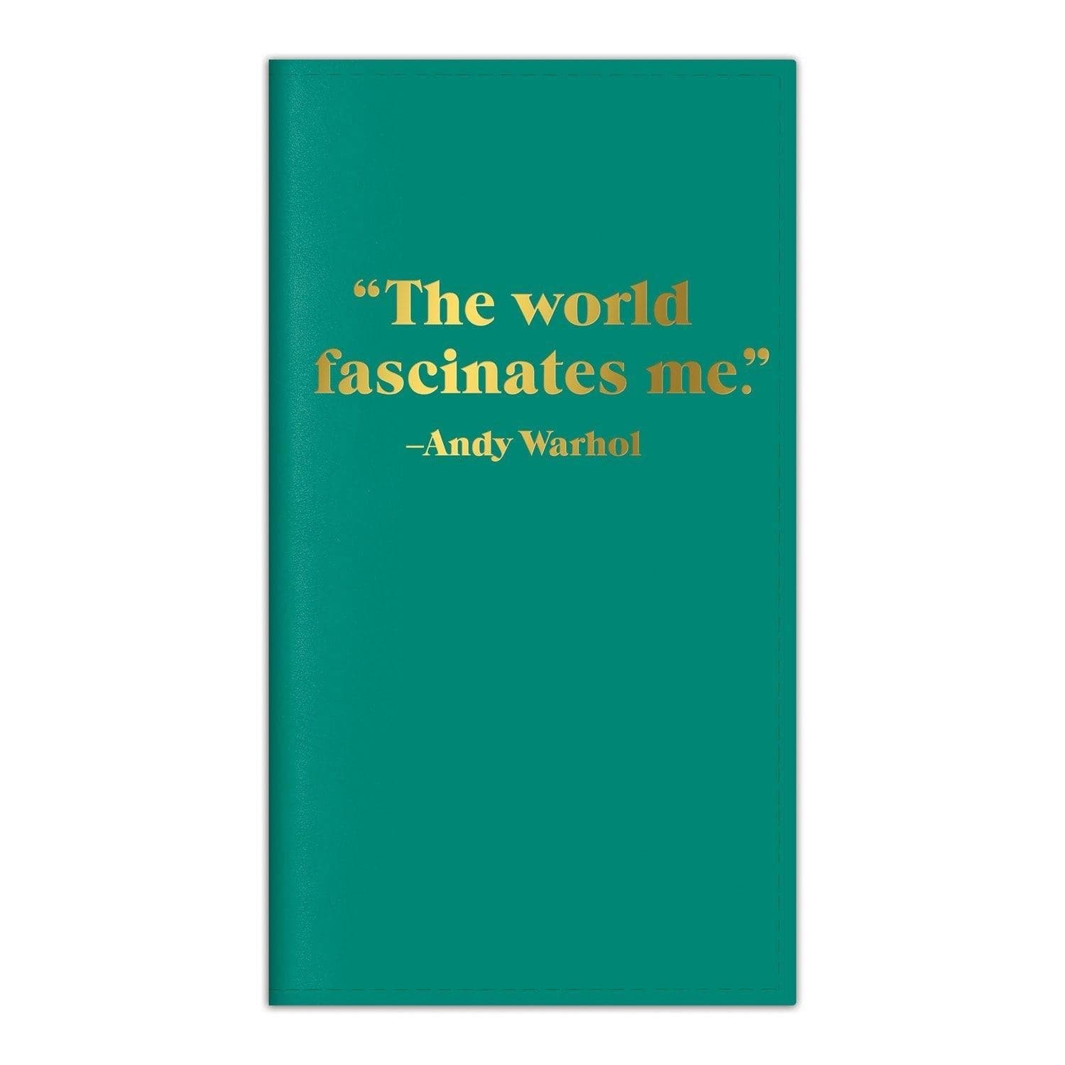 Andy Warhol Quotation Travel Journal