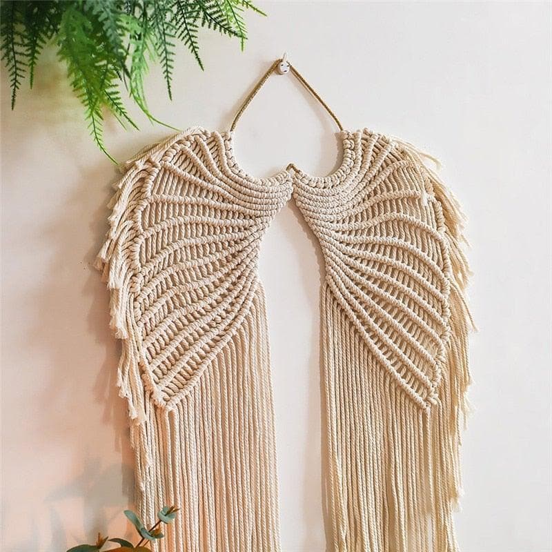 Angel Wings Hand Woven Macrame Wall Hanging