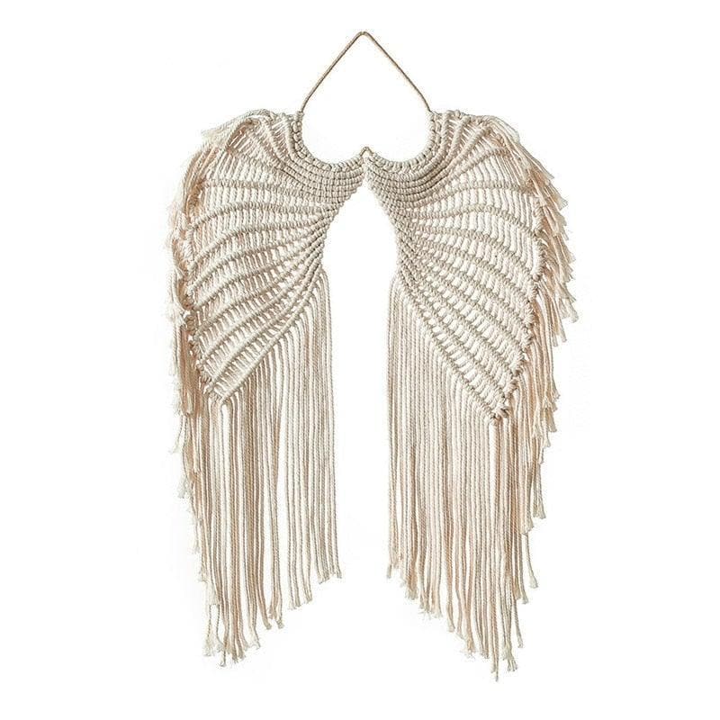 Angel Wings Hand Woven Macrame Wall Hanging