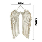 Angel Wings Hand Woven Macrame Wall Hanging