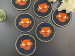 Angry Birds Beaded Round Coasters Set of 6 - Angry Birds Coasters