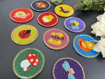 Angry Birds Beaded Round Coasters