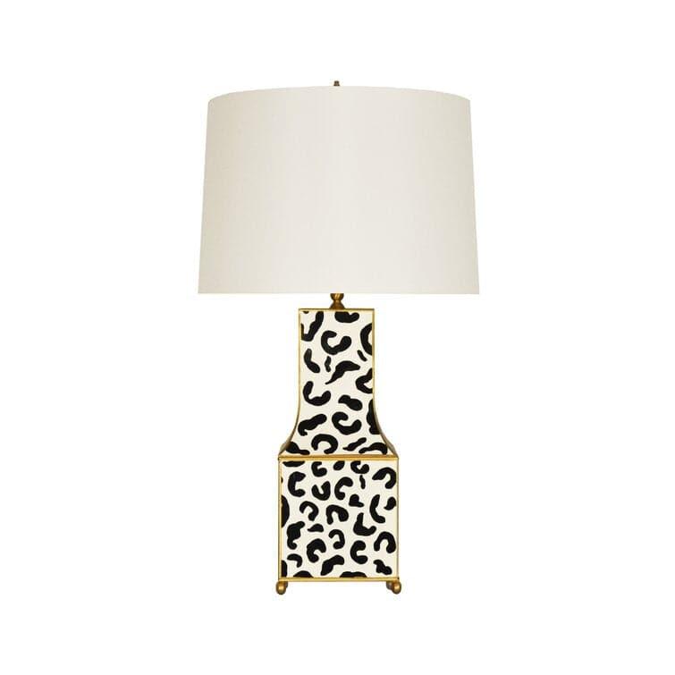 Animal Print Handpainted Pagoda Table Lamp Default Title