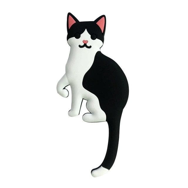 Animal World Fridge Hook Key Black Cat