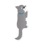 Animal World Fridge Hook Key Gray dog