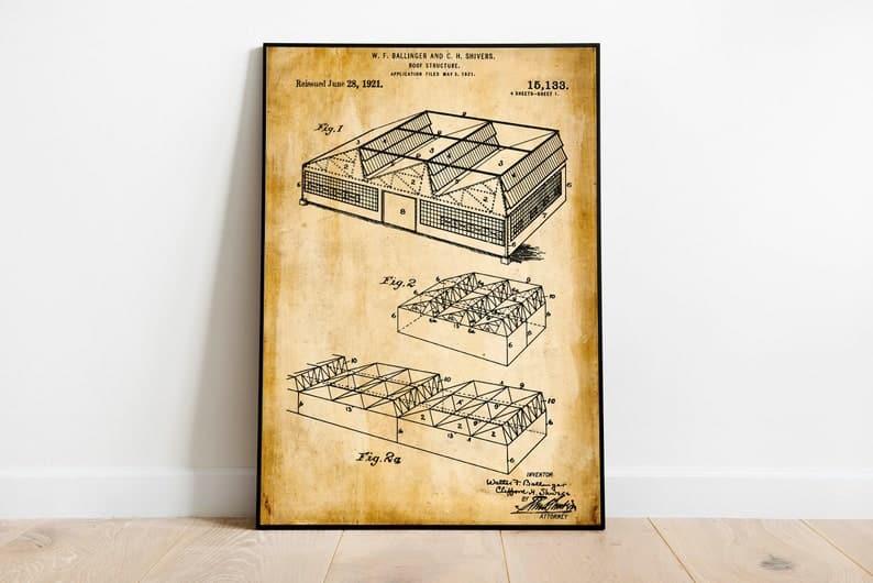 Architecture Patent Print| Framed Art Print - MAIA HOMES