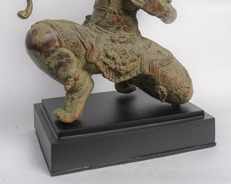 Arjuna Hindu God Bronze Figurine