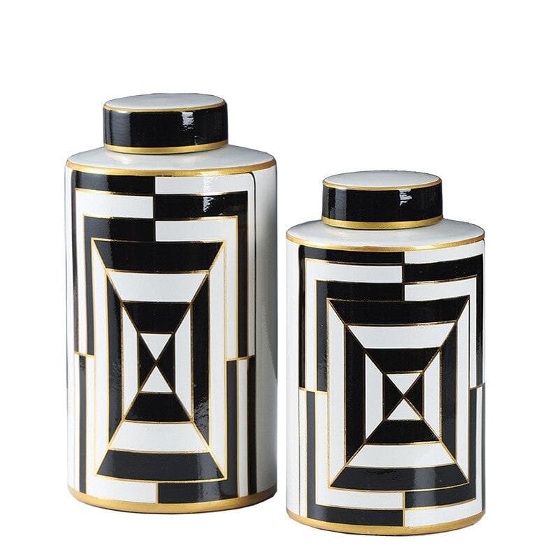 Art Deco Glam Storage Jar