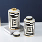 Art Deco Glam Storage Jar - MAIA HOMES