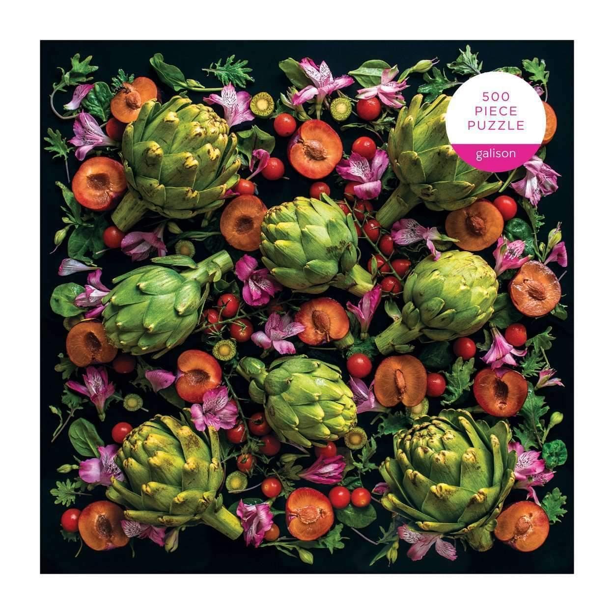 Artichoke Floral 500 Piece Jigsaw Puzzle - MAIA HOMES