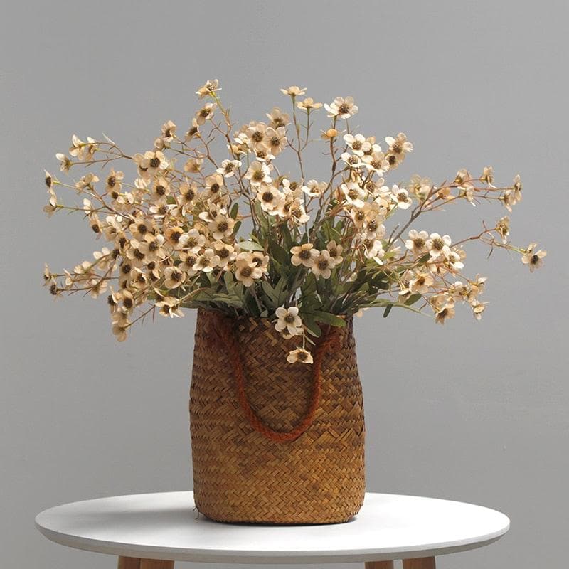 Artificial Autumn Plum Blossoming Flower Stems - 2 pcs