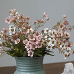 Artificial Autumn Plum Blossoming Flower Stems - 2 pcs