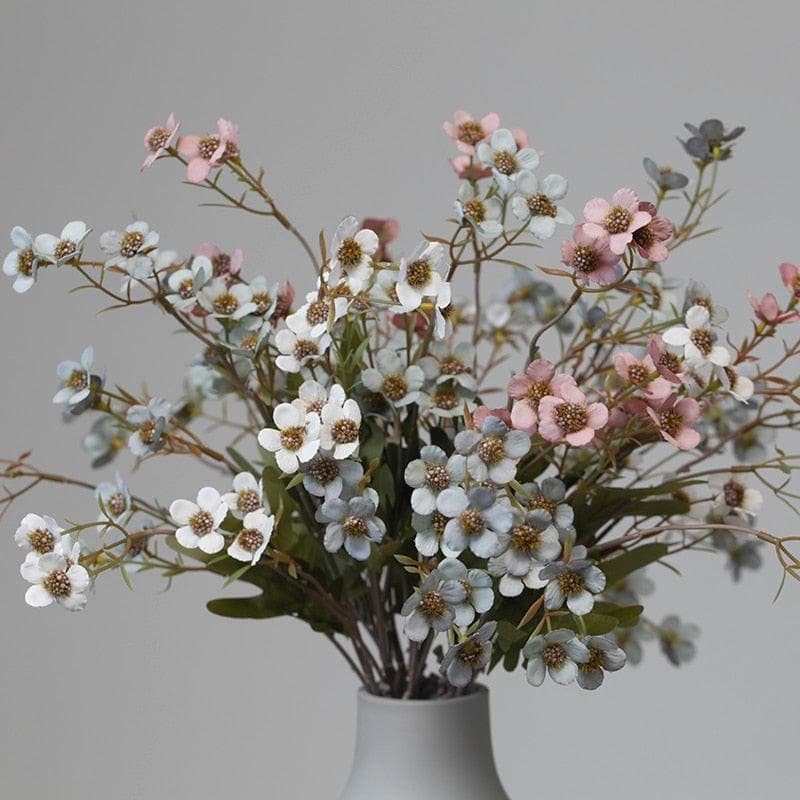 Artificial Autumn Plum Blossoming Flower Stems - 2 pcs