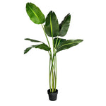 Artificial Banana Leaf Tree in Pot Default Title