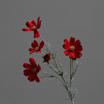 Artificial Daisy Chrysanthemums Silk Flowers Red