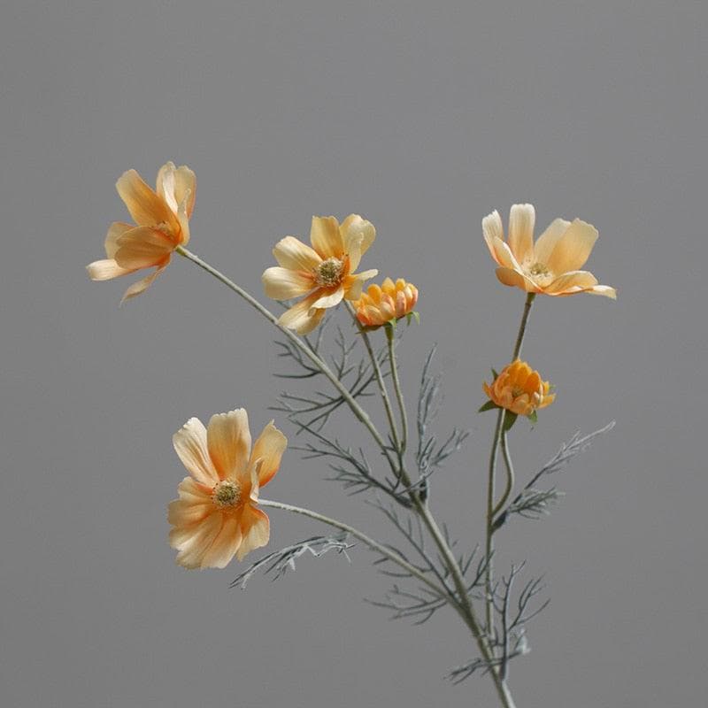 Artificial Daisy Chrysanthemums Silk Flowers Beige