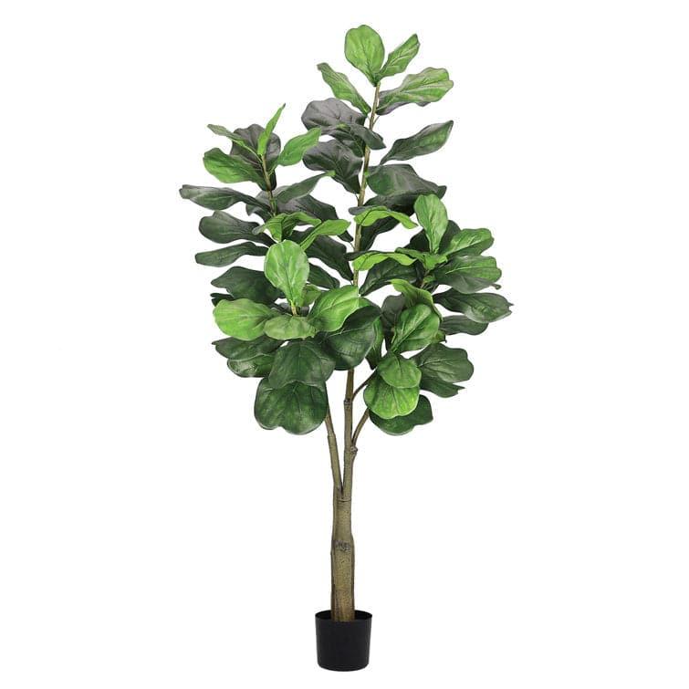 Artificial Fiddle Leaf Fig Plant in Planter