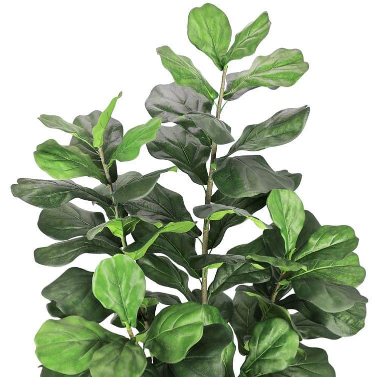 Artificial Fiddle Leaf Fig Plant in Planter - MAIA HOMES