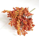 Artificial Foam Spray Flowers Orange Red