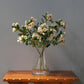 Artificial Peony Flowers and Leaves Stems - 2 pcs - MAIA HOMES