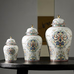 Asian Inspired Motif Ginger Jar