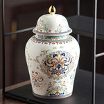 Asian Inspired Motif Ginger Jar