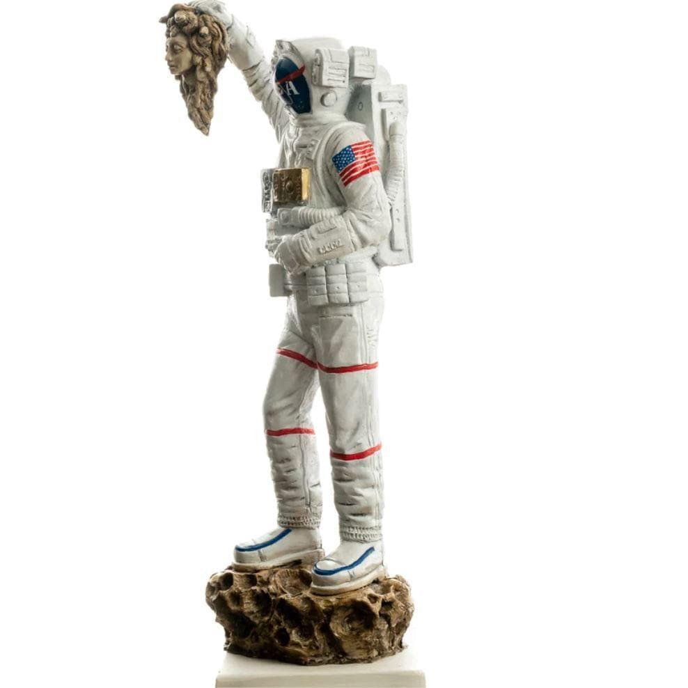 Astronaut and Perseus Grande Statue