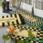 Awning Stripe Welcome Mat