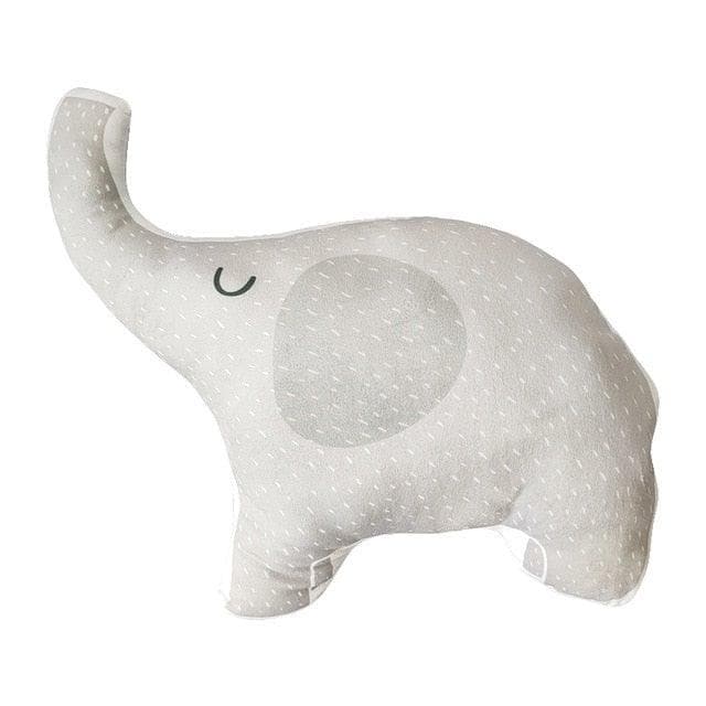 Baby Animal Faces Stuffed Plush Toy Pillows elephant