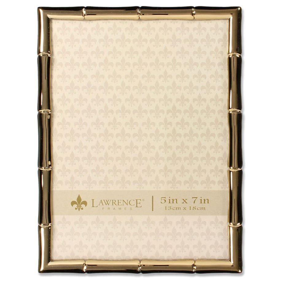 Bamboo Design Gold Metal Frame