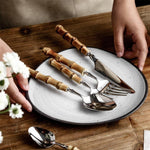 Bamboo Handle Flatware Cutlery