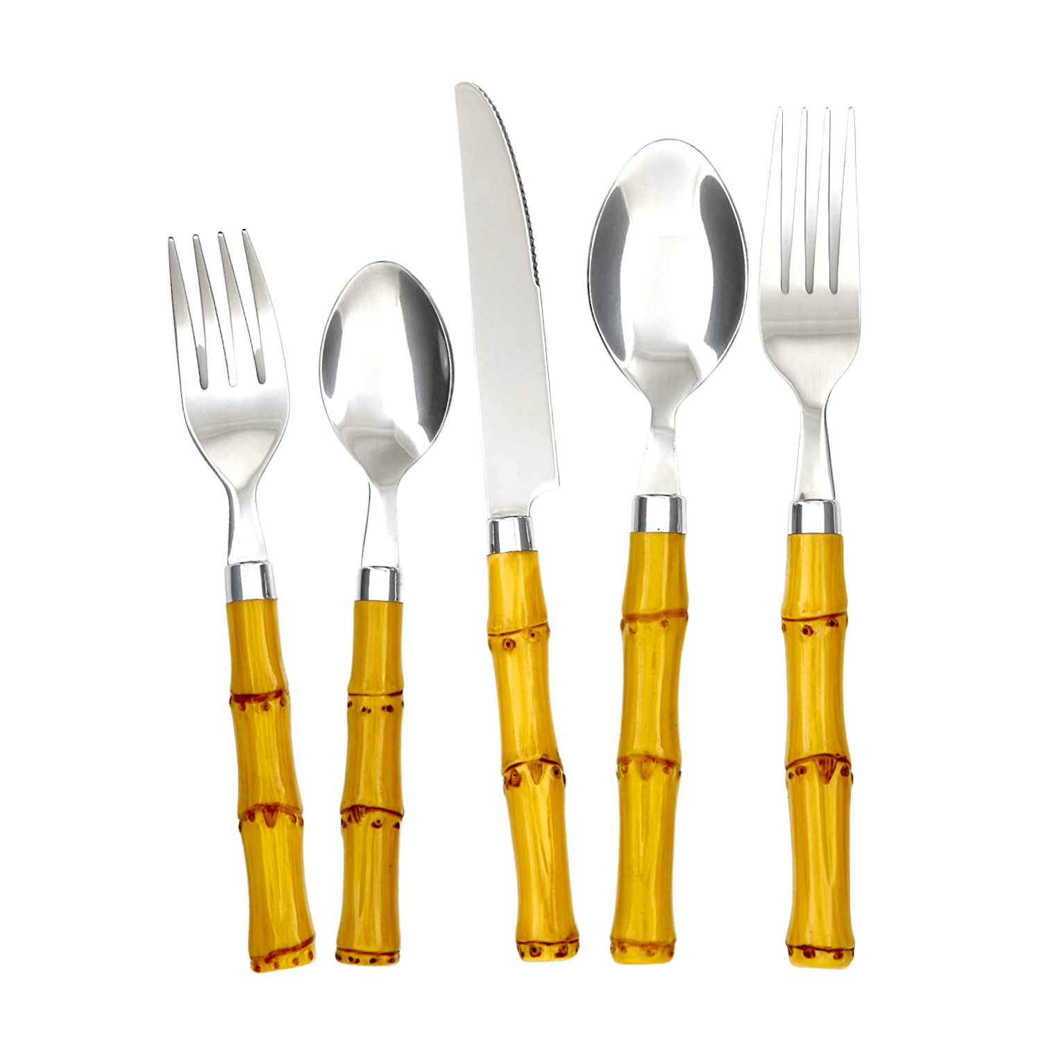 Bamboo Silverware Set of 5 Pcs