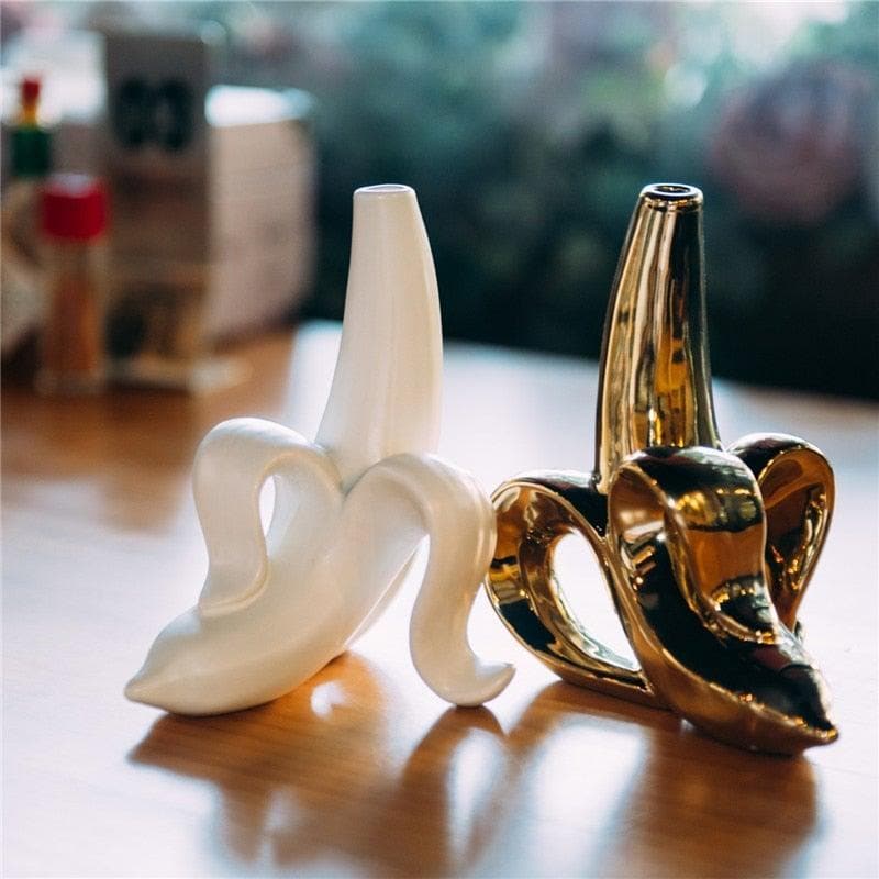 Banana Figurine Floral Vase - MAIA HOMES