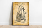 Band Saw Machine Patent Print| Framed Art Print