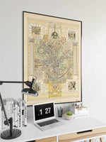 Bath Map Print| Art History