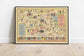 Bath Map Print| Art History - MAIA HOMES