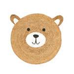 Bear Round Jute Rug