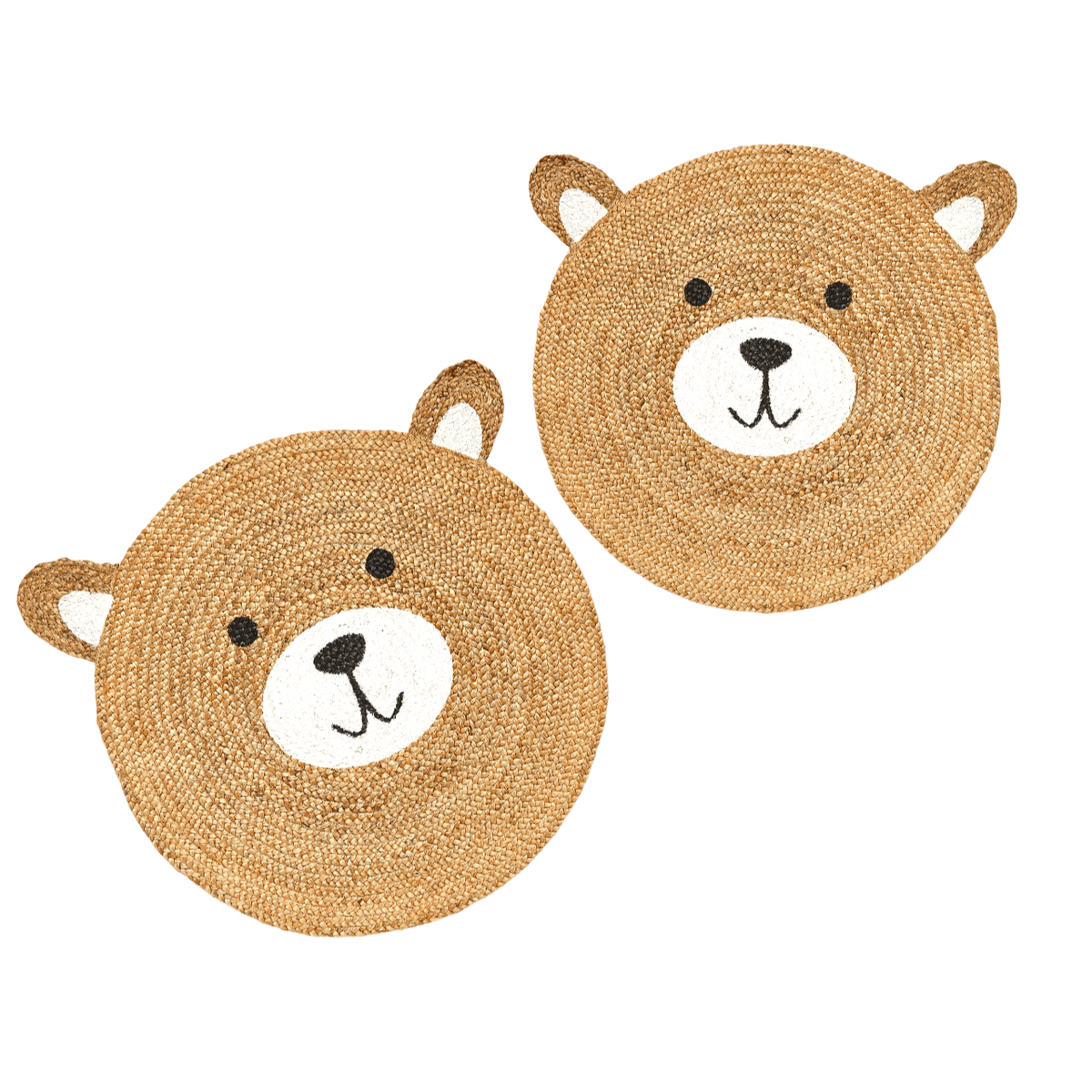 Bear Round Jute Rug