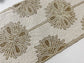 Beatrice Pattern Beaded Table Runner - Light/Gold