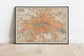 Berlin City Map Wall Print| Framed Map Wall Decor - MAIA HOMES