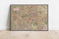 Berlin City Map Wall Print| Framed Map Wall Decor - MAIA HOMES